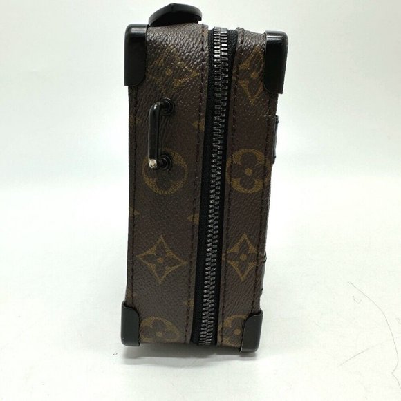 Authentic LOUIS VUITTON M45935 MonogramMacassar Handle soft Trunk Bag Shoulder B - Picture 12 of 12